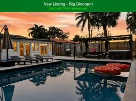 Heated Pool Villa, 5mn to Aventura, Golf & Games