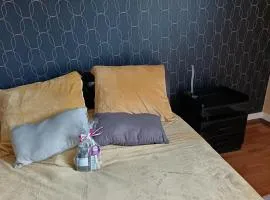 Chambre double au château de Villechauvon