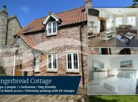 Gingerbread Cottage - Part of the The Bay Filey Holiday Village with pool, gym and direct beach access, pub, restaurant, tennis and meadows walks