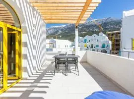 Santorini Luxury Room 4 - Private Terrace, Parking and more