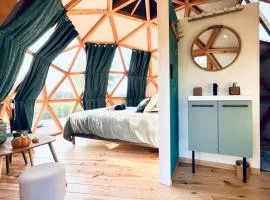 Dôme avec vue nature - Petit-déjeuner & spa inclus