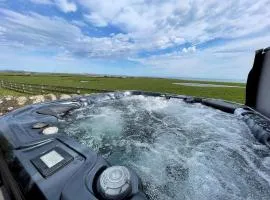 Luxury Farmhouse Retreat with Sea Views Hot Tub - Pass the Keys
