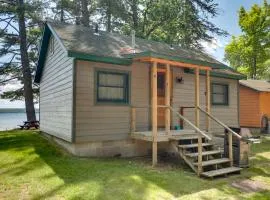 Dock + Views: Wooded Cabin on South Twin Lake