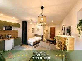 " Paradis Vert " Terrasse - Bureau - Wifi - TV