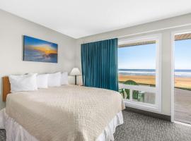 Ocean view studio no stairs-Full Kitchen Patio, hotel en Lincoln City