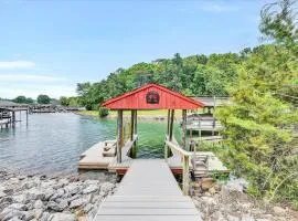 Dock Sun Point - Lakefront home for easy boating, fishing, private dock & AC/Wifi, Dogs ok!