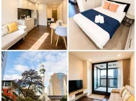 Bright CBD Studio w Free Pool, Gym & 5 Min Walk to Sky Tower P091