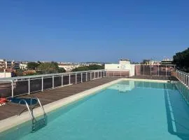 Elégant Appartement 2pièces PiscineVue mer parking