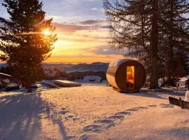 Berglodge mit privater Panoramasauna und Ski-in Ski-out