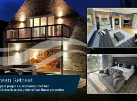 Ocean Retreat - Part of the The Bay Filey Holiday Village with pool, gym and direct beach access, pub, restaurant, tennis and meadows walks