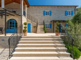 Beautiful villa Dussich with pool near Oprtalj