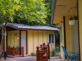 Ideal bungalow for 2 or 3 guests surrounded by a lovely garden