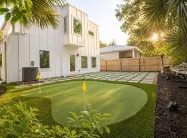 La Costa - Modern Coastal Home with Firepit Near Historic Downtown & Short Drive to Beach