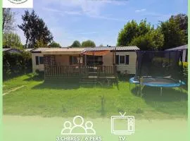 Séjour Normandie - Mobilhome basic 3ch-6p avec TV dans l'Eure
