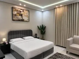 غرفة نوم حديثة و عصرية بمدخل خاص