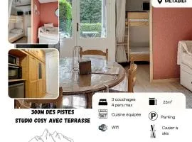 Studio tout confort avec terrasse