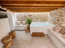 Casa Di Nonno-Jacuzzi Mountain View Stay in Lesvos