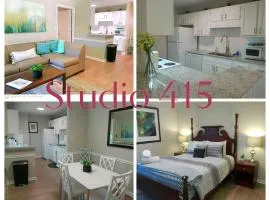 Studio 415 Spring Lake - Fayetteville near Fort Bragg - Accessible 1st Floor with Self Check-in - Perfect for short or long-term stays