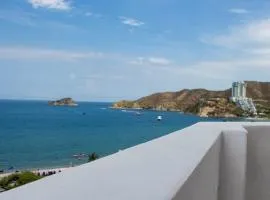 Frente al mar en el Rodadero
