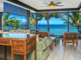 Mahana Villas Oceanfront 4 BR Sleeps 11 Steps to Beach Complimentary Car with 6 Nights MAH ML-1193 by KBM