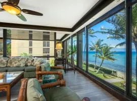 Mahana Villas Oceanfront 6 BR Sleeps 17 Steps to Beach Complimentary Car with 6 Nights MAH ML-1195 by KBM