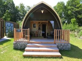 Unique tent lodge in Dalerveen with sauna