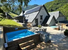 Chalet Le René-Sens - 5 pers - Grande terrasse - bain nordique SPA - Piscine