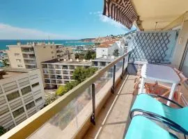 74E - Beau 2Pavec grande terrasse et magnifique vue mer