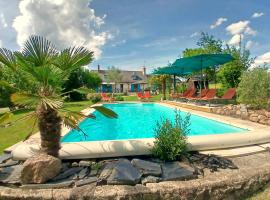 Grande longère Côteaux du Layon Piscine chauffée, hotel a Beaulieu-sur-Layon