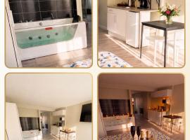 Loft Spa lumineux Jacuzzi privé écran cinéma, hôtel à Roubaix