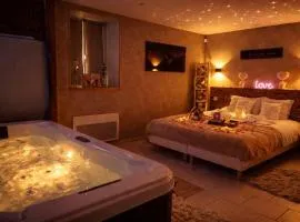 Cosy Love & Spa Love room avec spa, hammam et sauna privatif
