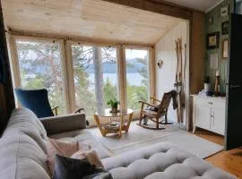 Romantic Off-Grid Cabin with Fjord & Mountain Views