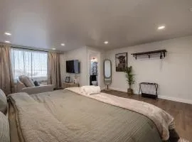 Modern Downtown Studio - King Bed - Inlet Views