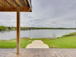 Dock + Patio! Waterfront Home on Wolf Lake