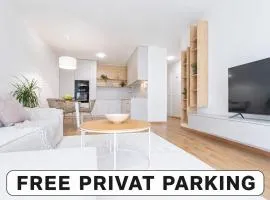 Apartmán Al-Garden s private garage parking free, 5 min pešo do centra