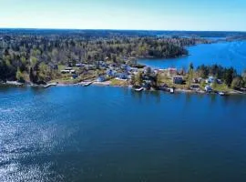 Waterfront home in Vaxholm with private beach