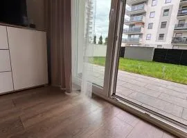Mieszkanie z ogródkiem Suwałki, bezpłatny parking - Via Baltica, S61