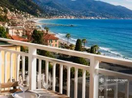 Casa delle Rose Laigueglia Terrazza vista mare, Wi-Fi e aria condizionata