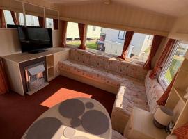 6 berth caravan on sealand, free WIFI central heated, hotell sihtkohas Ingoldmells