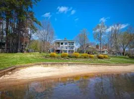 Sail Away - Waterfront home with private beach on the lake, hot tub, & dock
