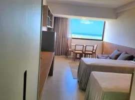 Studio vista mar - Edifício com rooftop, piscina e academia com vista rio&mar panoramica