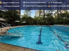 Maravilhoso Flat Al Grajau com Ar/Wifi Centro Alphaville