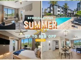 Ascent 1008 Cozy 2BR I 2BA - Pool - Gym - Free Parking