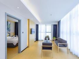 Viesnīca GreenTree Inn Express Fuzhou Minhou County Mindu Custom Park pilsētā Minhou