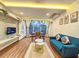 Vibrant 1BHK Modern Apartment near Baga Beach