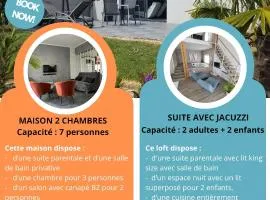 EMLAVIE - Maison familiale OU Loft SPA - à 3km Futuroscope