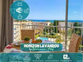 Les Cyclades, Vue mer & détente avec piscine et tennis