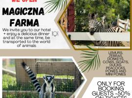 Viesnīca Magiczna Farma Hotel Obiady Mąka i Magia pilsētā Zambrova