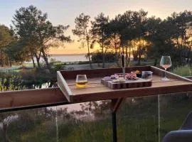 Appartement avec une vue imprenable sur le lac de Hourtin