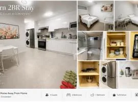 Modern Vancouver 2BR Suite Full Kitchen & Laundry